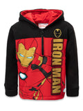 Marvel Avengers Iron Man Fleece Half Zip Hoodie