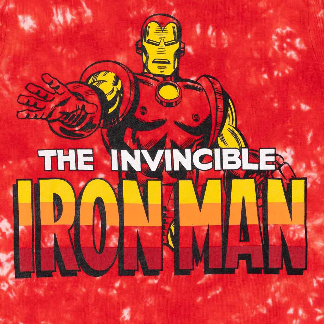 Marvel Iron Man Graphic T-Shirt & French Terry Shorts