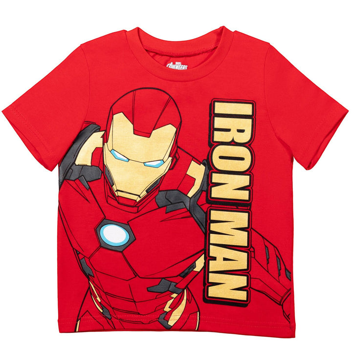 Marvel Avengers Iron Man T - Shirt and Mesh Shorts Outfit Set - imagikids