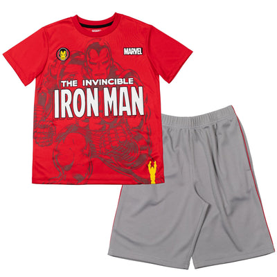Marvel Avengers Iron Man T - Shirt and Shorts Outfit Set - imagikids