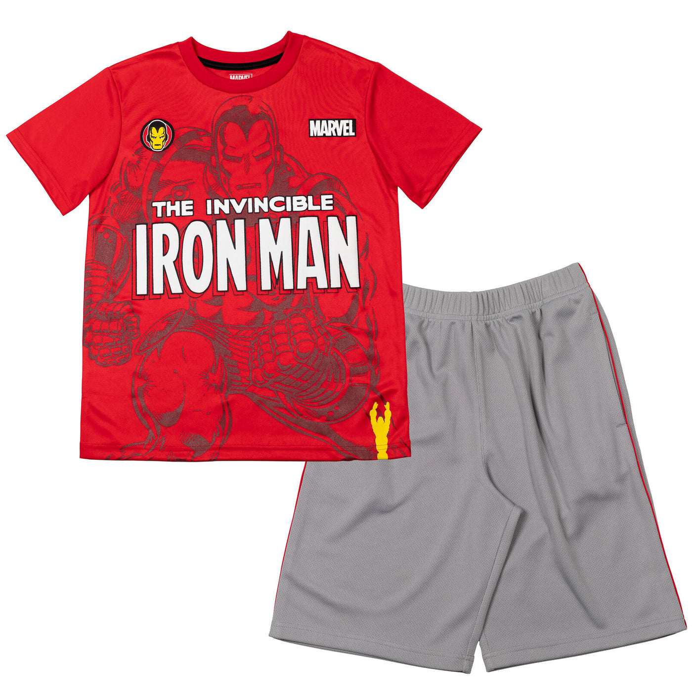 Marvel Avengers Iron Man T-Shirt and Shorts Outfit Set