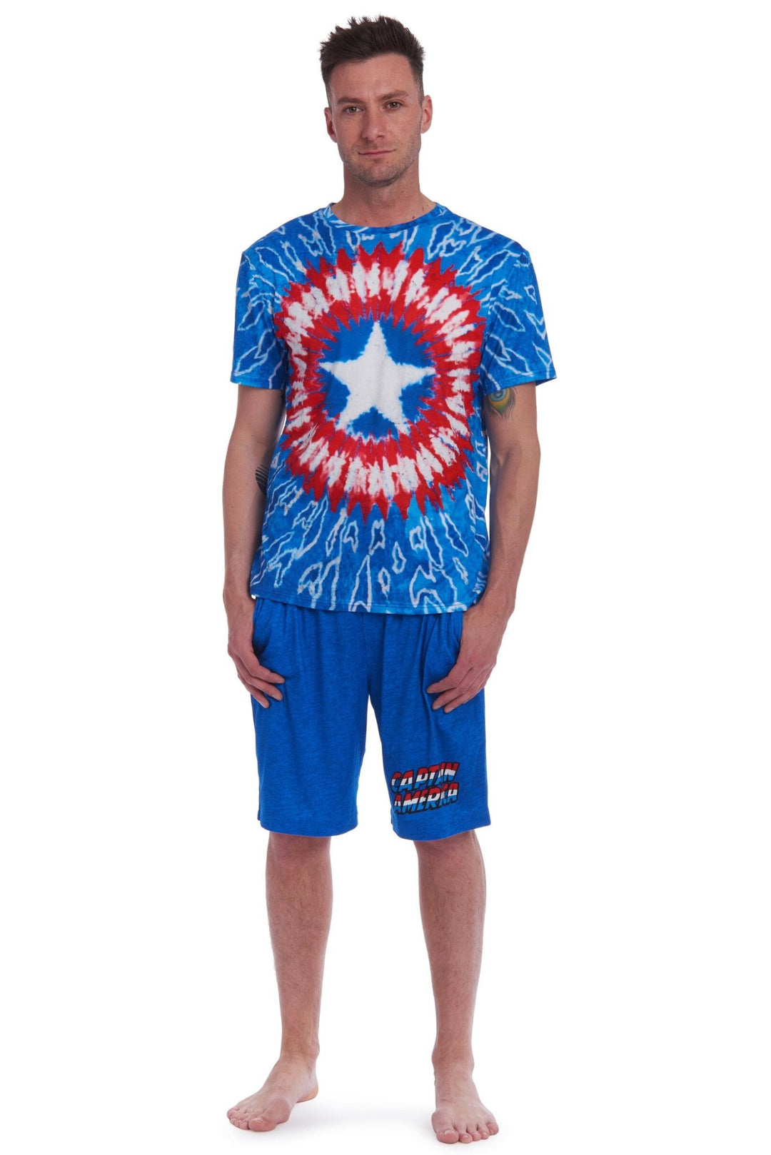 Marvel Avengers Pajama Shirt and Shorts Sleep Set - imagikids