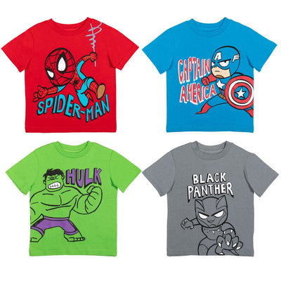Marvel Avengers Spider - Man 4 Pack T - Shirts - imagikids