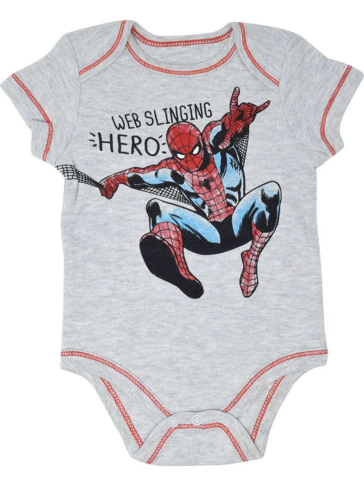 Marvel Avengers Spider-Man 5 Pack Bodysuits