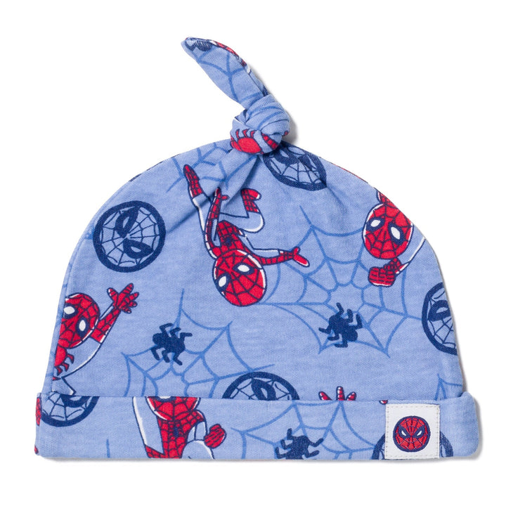 Marvel Avengers Spider - Man Bodysuit Pants and Hat 3 Piece Outfit Set - imagikids