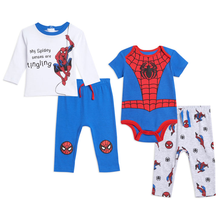 Conjunto de 4 piezas Marvel Spider-Man Mix 'n' Match