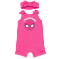 Marvel Avengers Spider-Man French Terry Romper and Headband