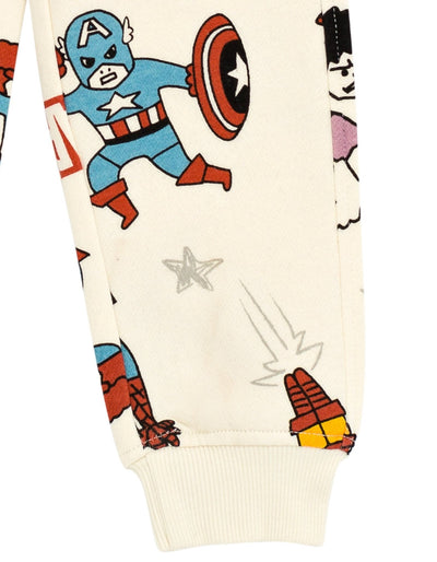 Marvel Avengers Spider - Man Iron Man Hulk Captain America Fleece Sweatshirt and Pants Set - imagikids
