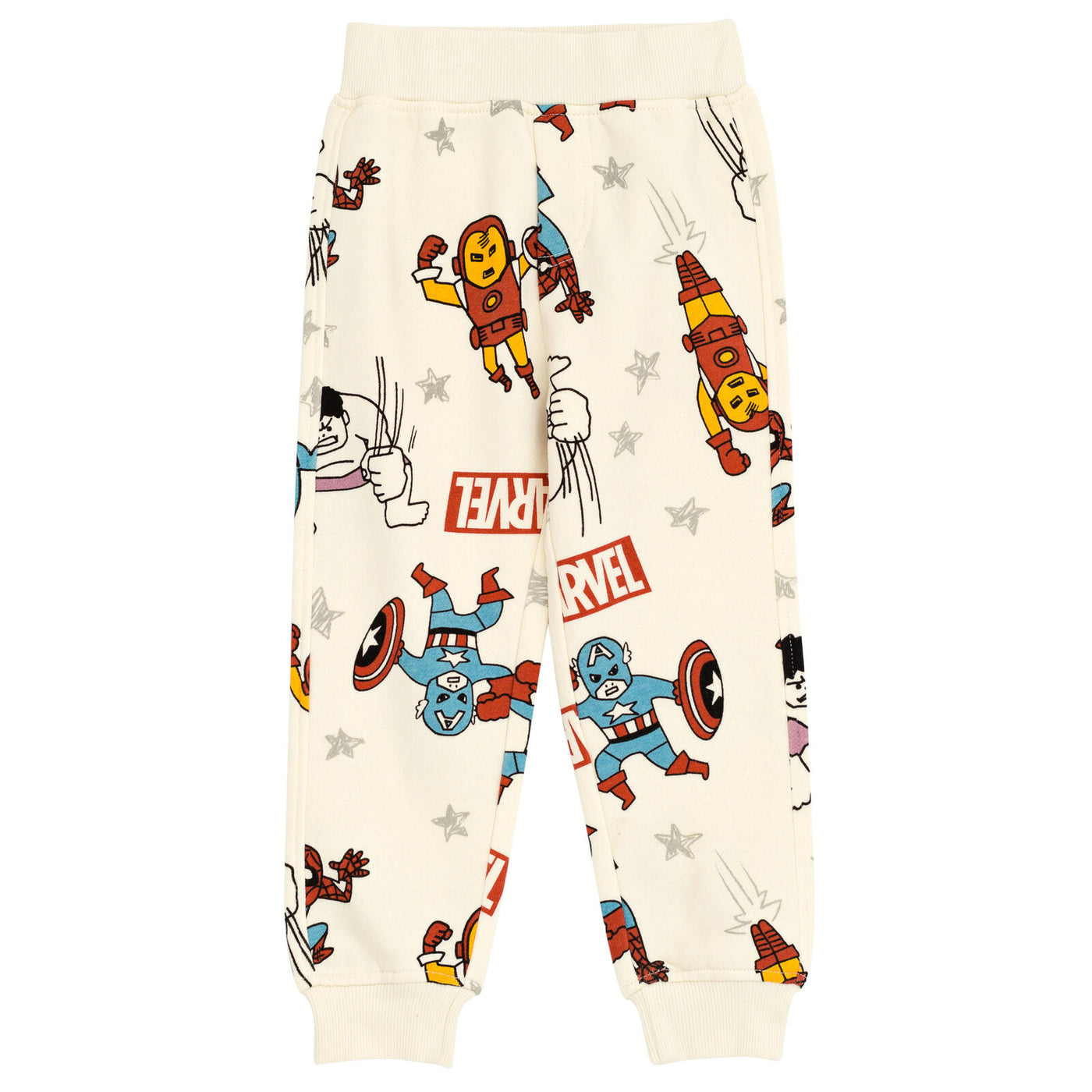 Marvel Avengers Spider-Man Iron Man Hulk Capitán América Conjunto de sudadera y pantalones de forro polar
