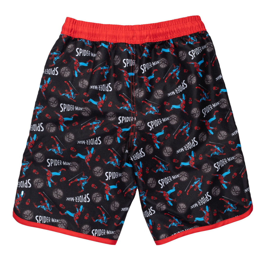 Marvel Avengers Spider - Man Rash Guard and Swim Trunks - imagikids