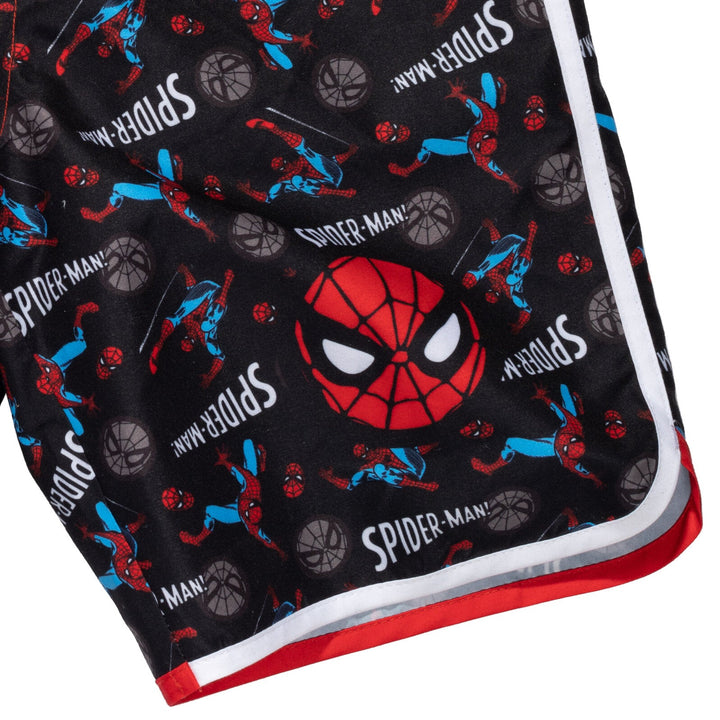 Marvel Avengers Spider - Man Rash Guard and Swim Trunks - imagikids