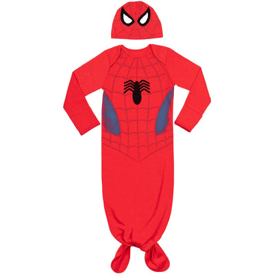 Marvel Avengers Spider - Man Sleeper Gown and Hat - imagikids