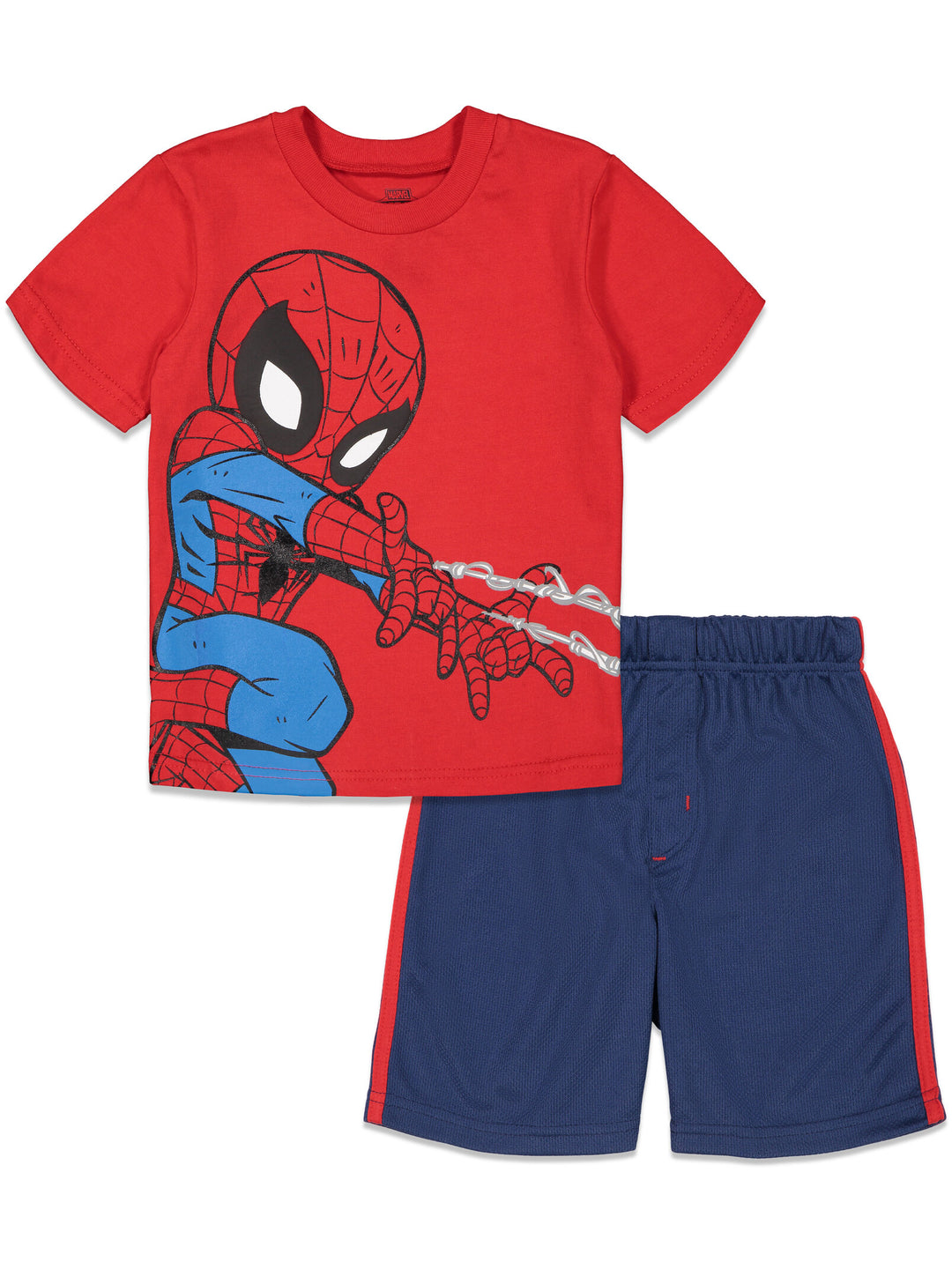 Conjunto de camiseta gráfica y pantalones cortos de Spider-Man