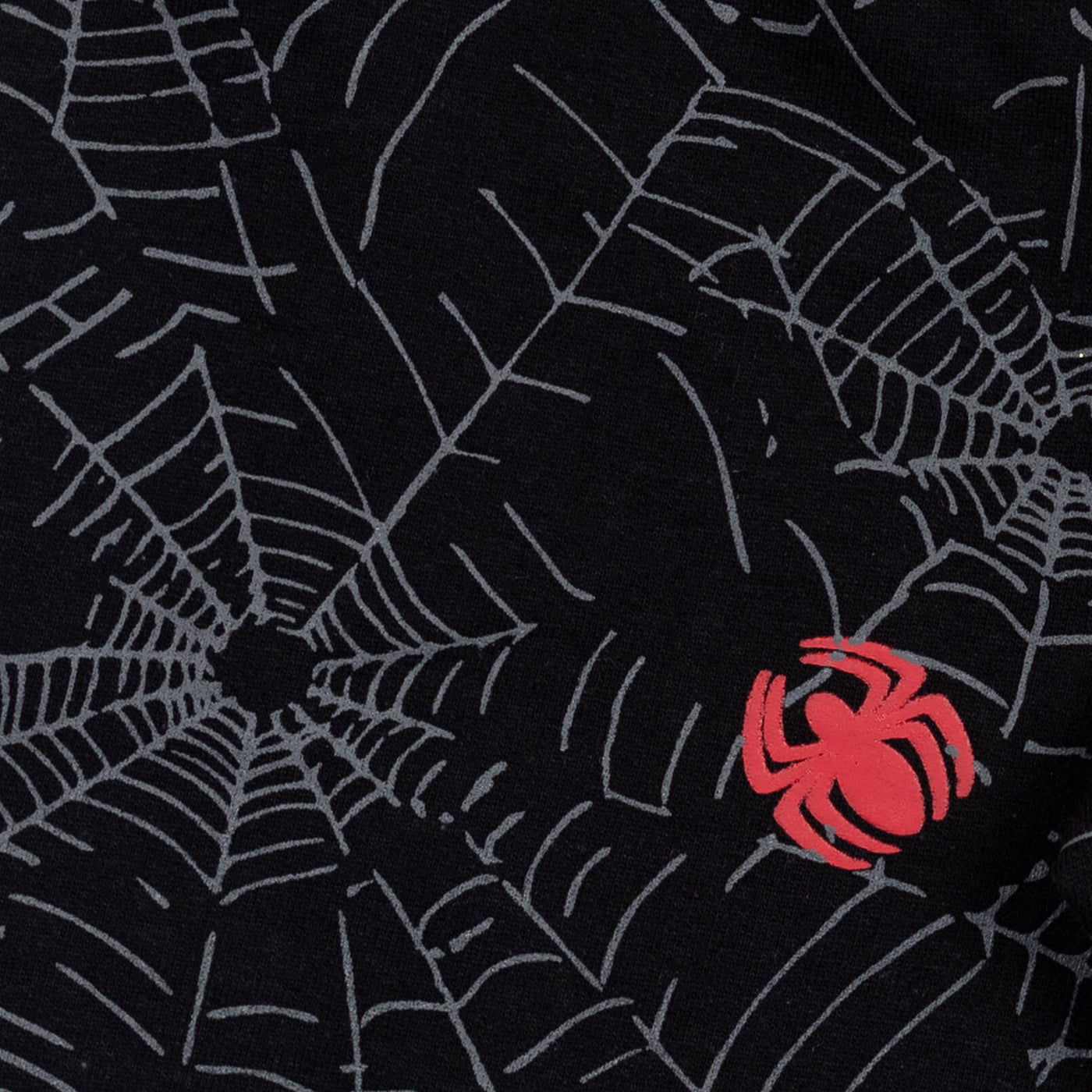 Camiseta gráfica Marvel Spider-Man y pantalones cortos de felpa francesa