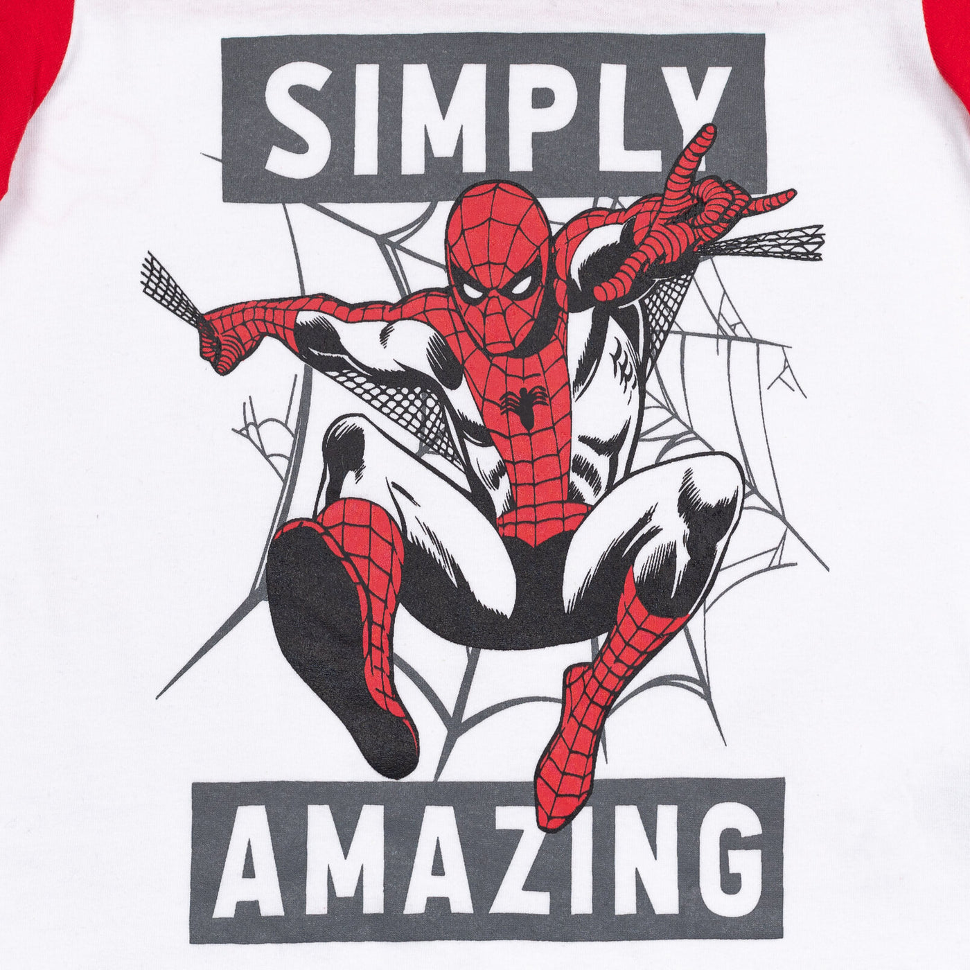 Camiseta gráfica Marvel Spider-Man y pantalones cortos de felpa francesa
