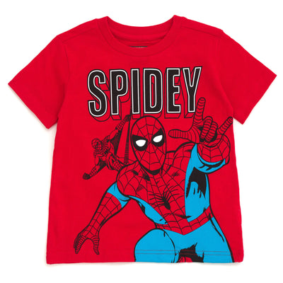 Marvel Avengers Spider-Man T-Shirt and Mesh Shorts Outfit Set