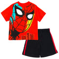 Marvel Avengers Spider-Man T-Shirt and Mesh Shorts Outfit Set