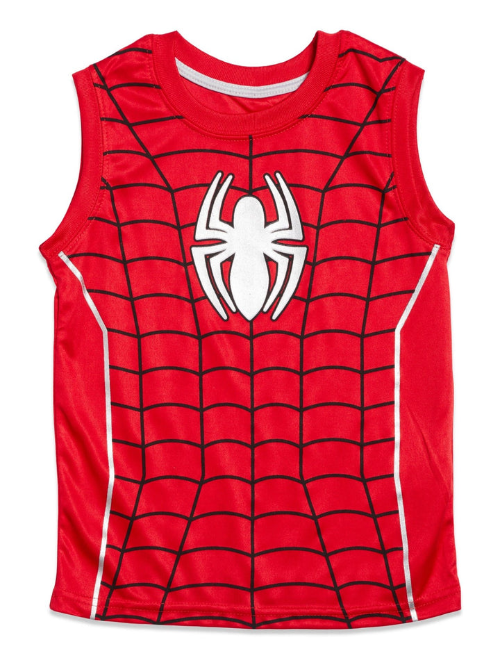 Marvel Avengers Spider - Man Tank Top and Mesh Shorts - imagikids