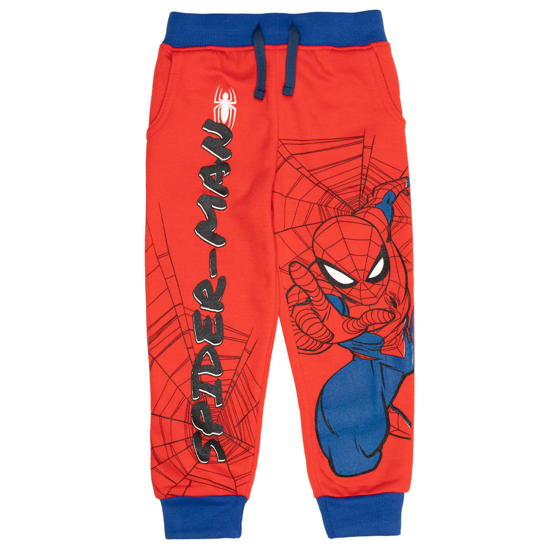 Marvel Avengers Spider-Man Venom Iron Man Thor Fleece 3 Pack Jogger Pants