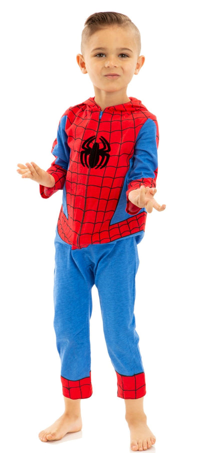 Marvel Avengers Spider - Man Zip Up Cosplay Coverall - imagikids