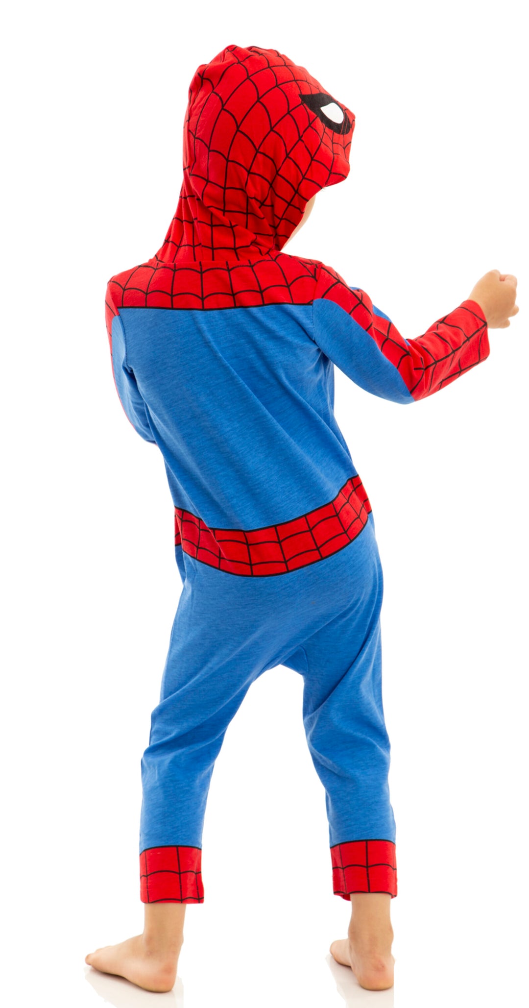 Mono de cosplay con cremallera de Spider-Man de los Vengadores de Marvel