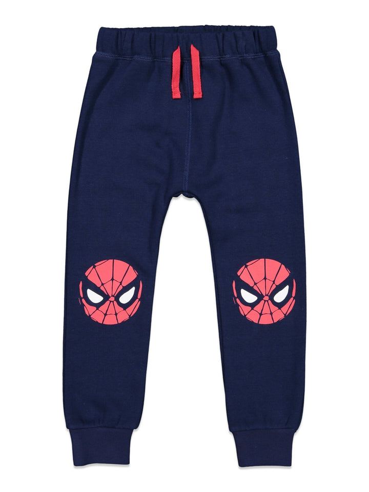 Marvel Avengers Spider - Man Zip Up Vest Puffer T - Shirt and Jogger Pants 3 Piece Outfit Set - imagikids