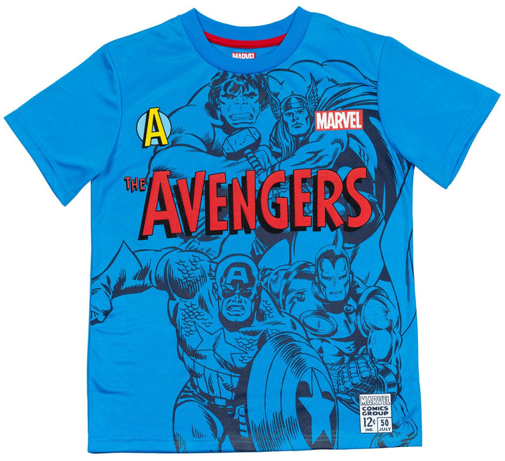 Marvel Avengers T - Shirt and Mesh Shorts Outfit Set - imagikids