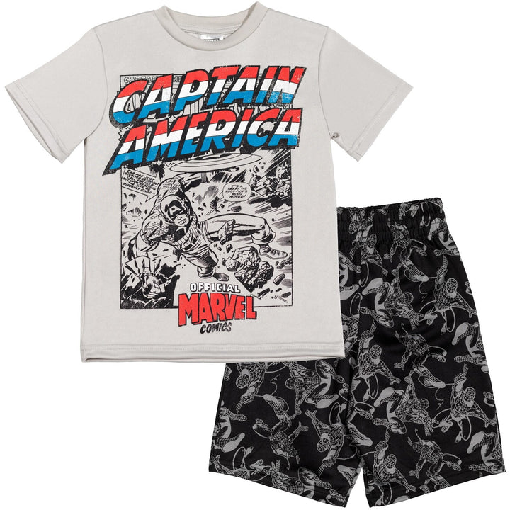 Marvel Avengers T - Shirt and Shorts Outfit Set - imagikids