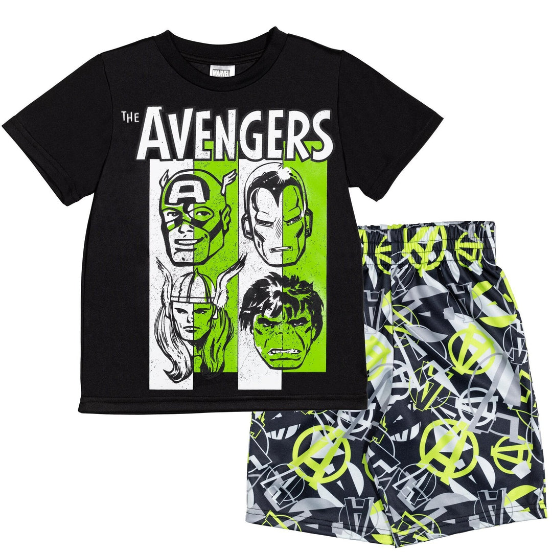 Marvel Avengers T - Shirt and Shorts Outfit Set - imagikids