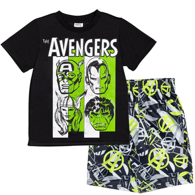 Conjunto de camiseta y pantalones cortos de los Vengadores de Marvel