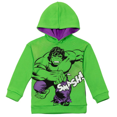 Marvel Avengers The Hulk Fleece Pullover Hoodie - imagikids