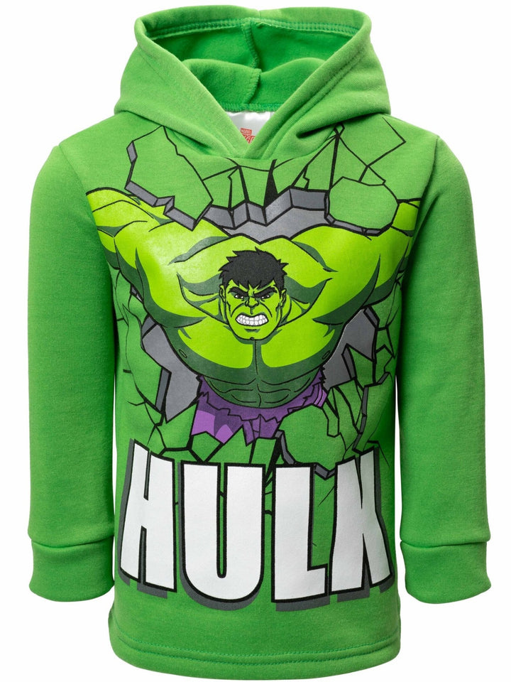 Marvel Avengers The Hulk Fleece Pullover Hoodie and Pants Outfit Set - imagikids