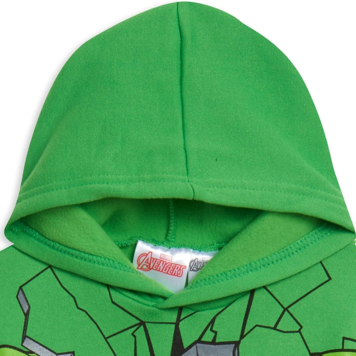 Marvel Avengers The Hulk Fleece Pullover Hoodie and Pants Outfit Set - imagikids