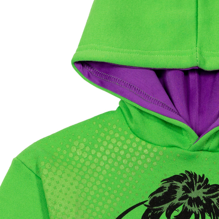 Sudadera con capucha de forro polar de Hulk con bolsillos