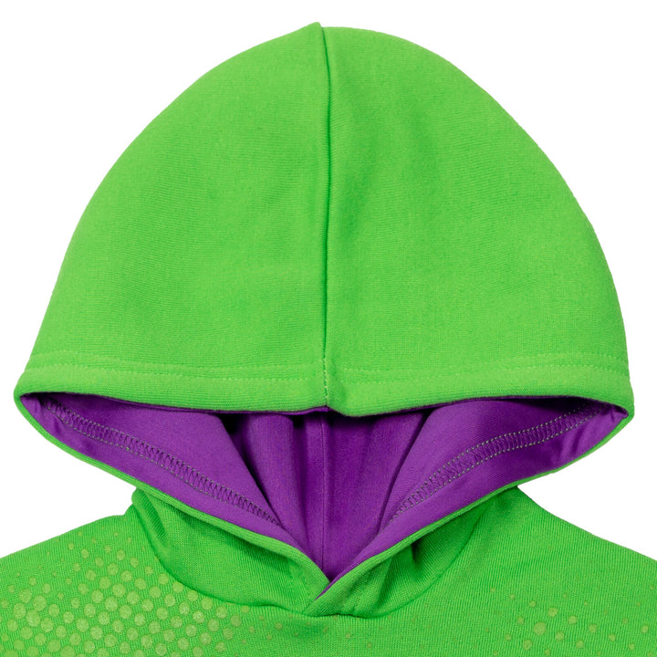 Sudadera con capucha de forro polar de Hulk con bolsillos