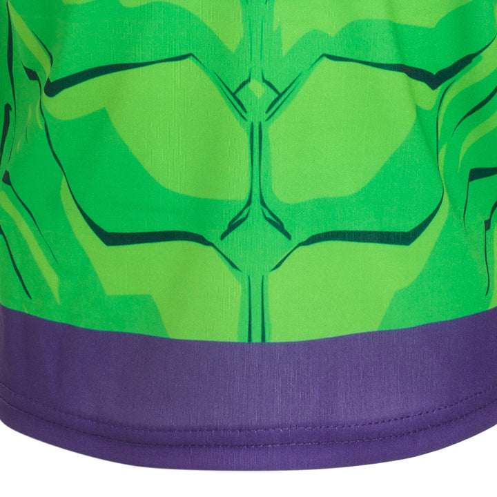 Marvel Avengers The Hulk Mesh Athletic T - Shirt Shorts Outfit Set - imagikids