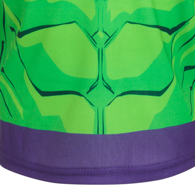 Marvel Avengers The Hulk Mesh Athletic T-Shirt Shorts Outfit Set