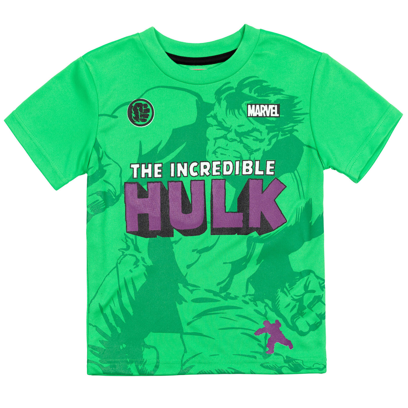 Marvel Avengers The Hulk T-Shirt and Mesh Shorts Outfit Set