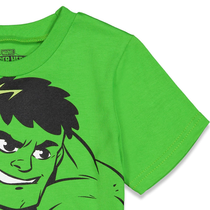 Conjunto de camiseta gráfica y pantalones cortos Marvel Avengers Hulk