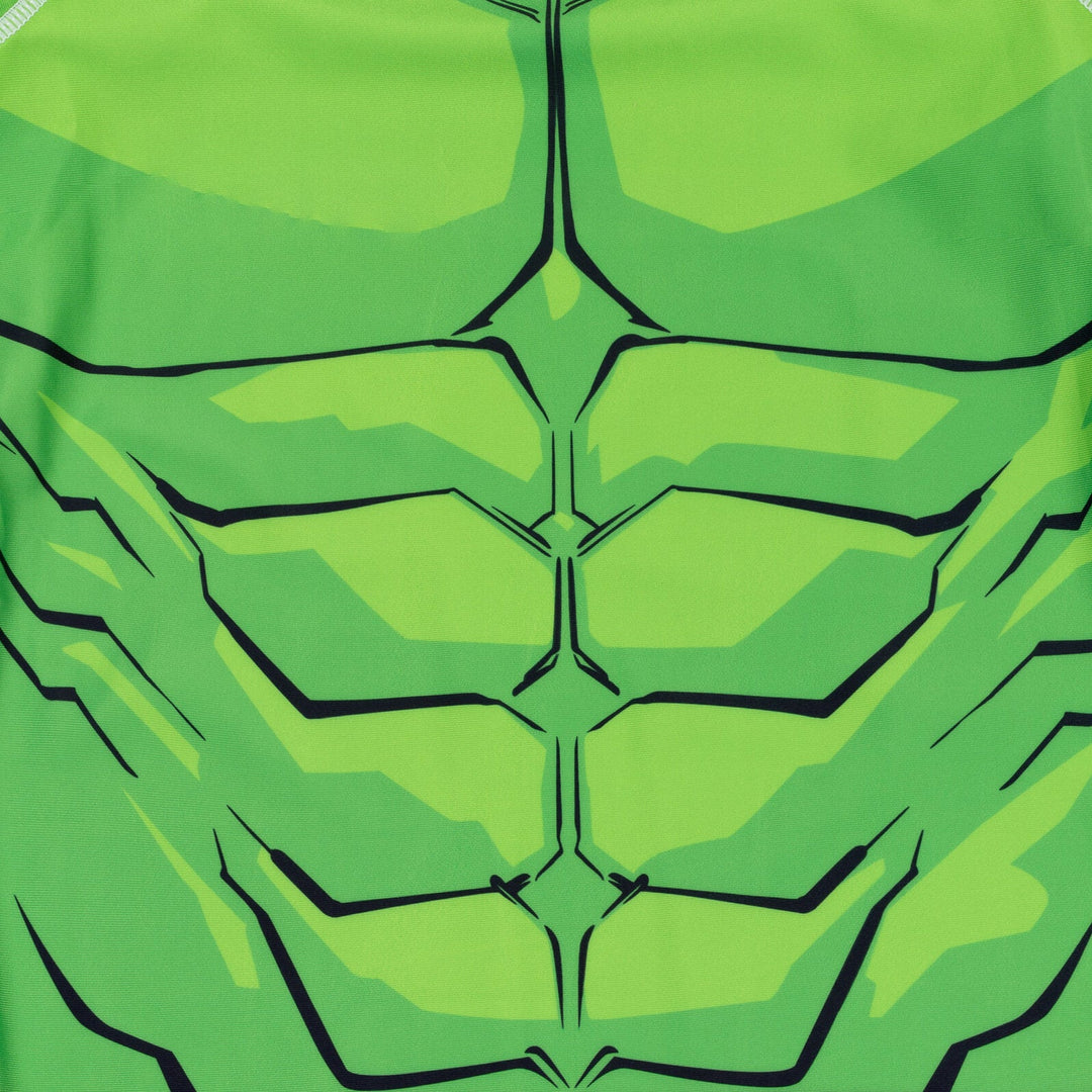 Marvel Avengers The Hulk UPF 50+ Rash Guard Swim Shirt - imagikids