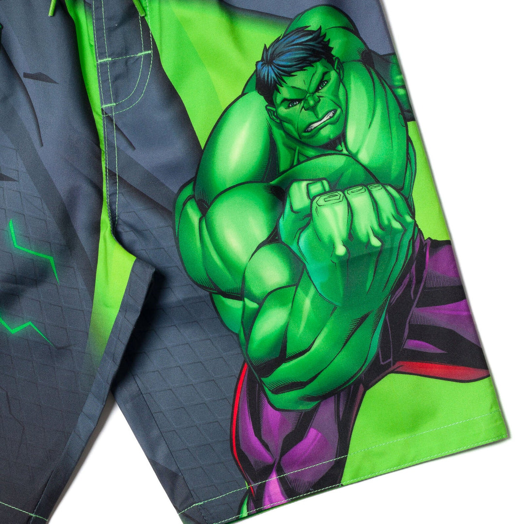 Marvel Avengers The Hulk UPF 50+ Swim Trunks Bathing Suit - imagikids