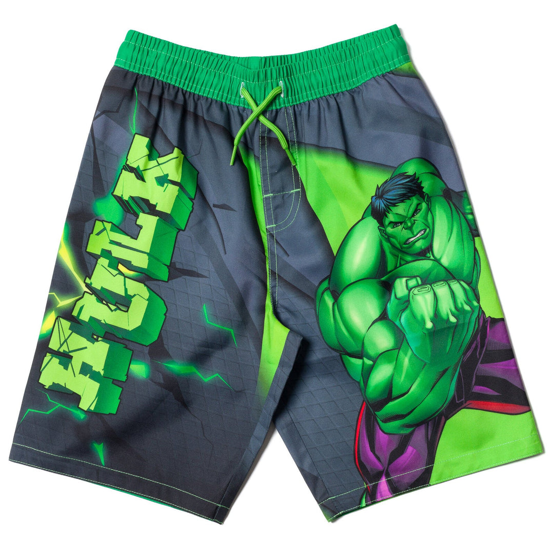 Marvel Avengers The Hulk UPF 50+ Swim Trunks Bathing Suit - imagikids