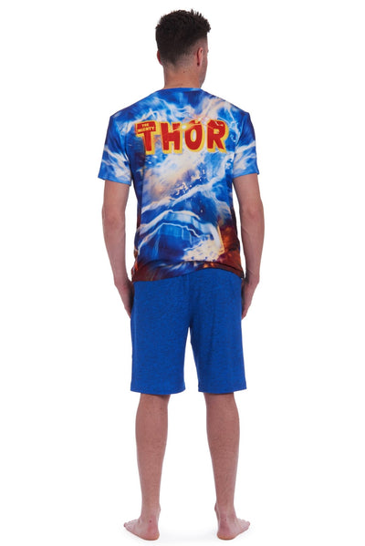Marvel Avengers Thor Pajama Shirt and Shorts Sleep Set - imagikids