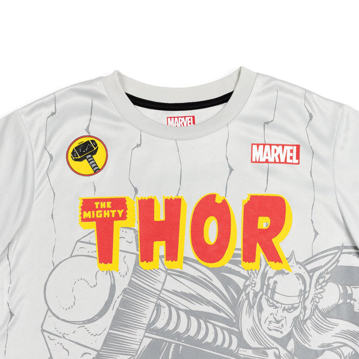 Marvel Avengers Thor T - Shirt and Mesh Shorts Outfit Set - imagikids