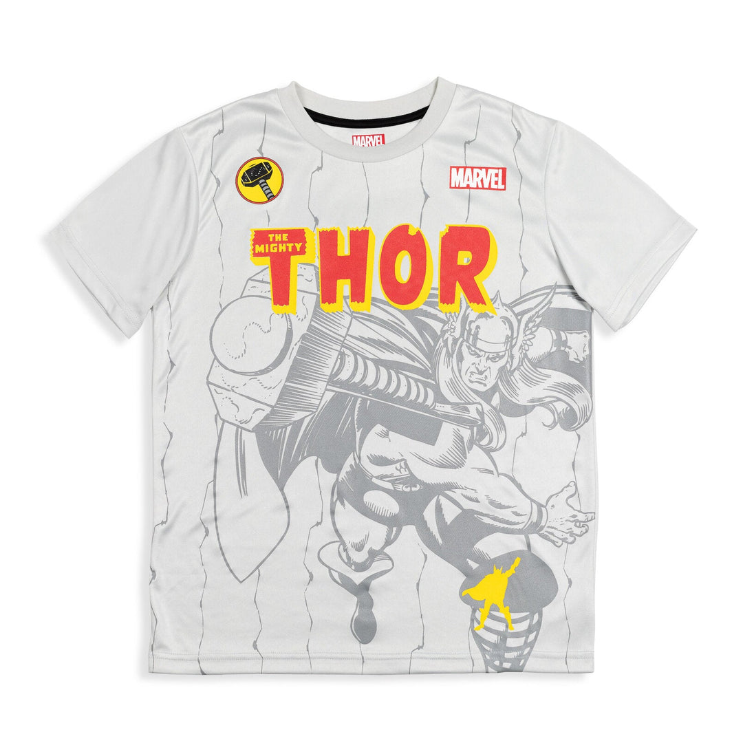 Marvel Avengers Thor T - Shirt and Mesh Shorts Outfit Set - imagikids