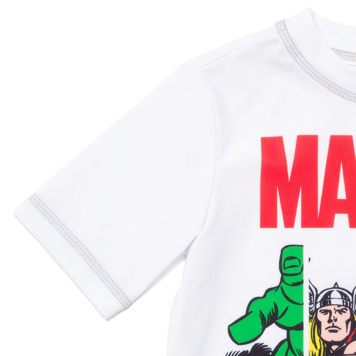 Marvel Avengers UPF 50+ Rash Guard Swim Shirt - imagikids