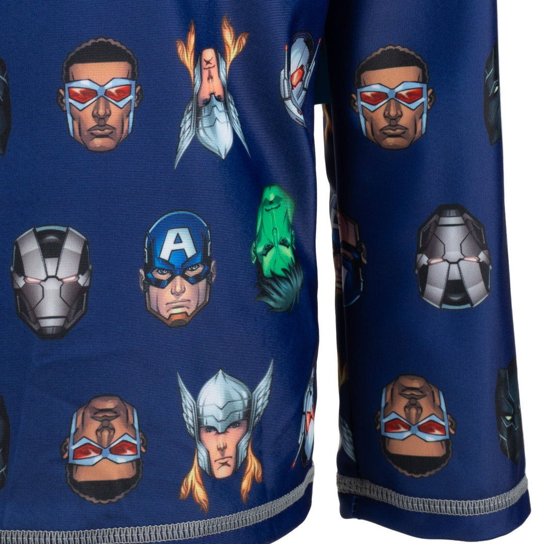 Marvel Avengers UPF 50+ Rash Guard Swim Shirt - imagikids