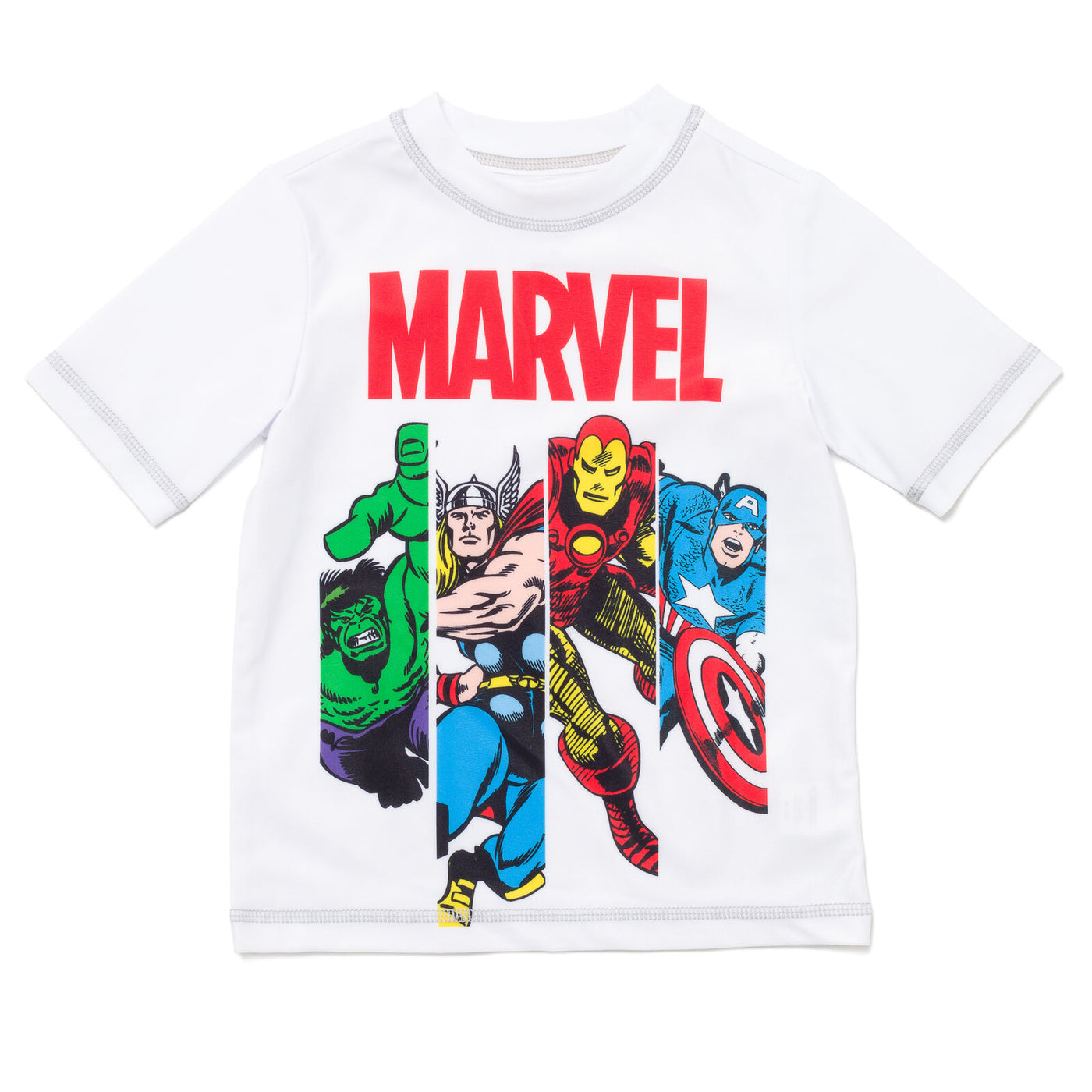 Marvel Avengers UPF 50+ Rash Guard Swim Shirt