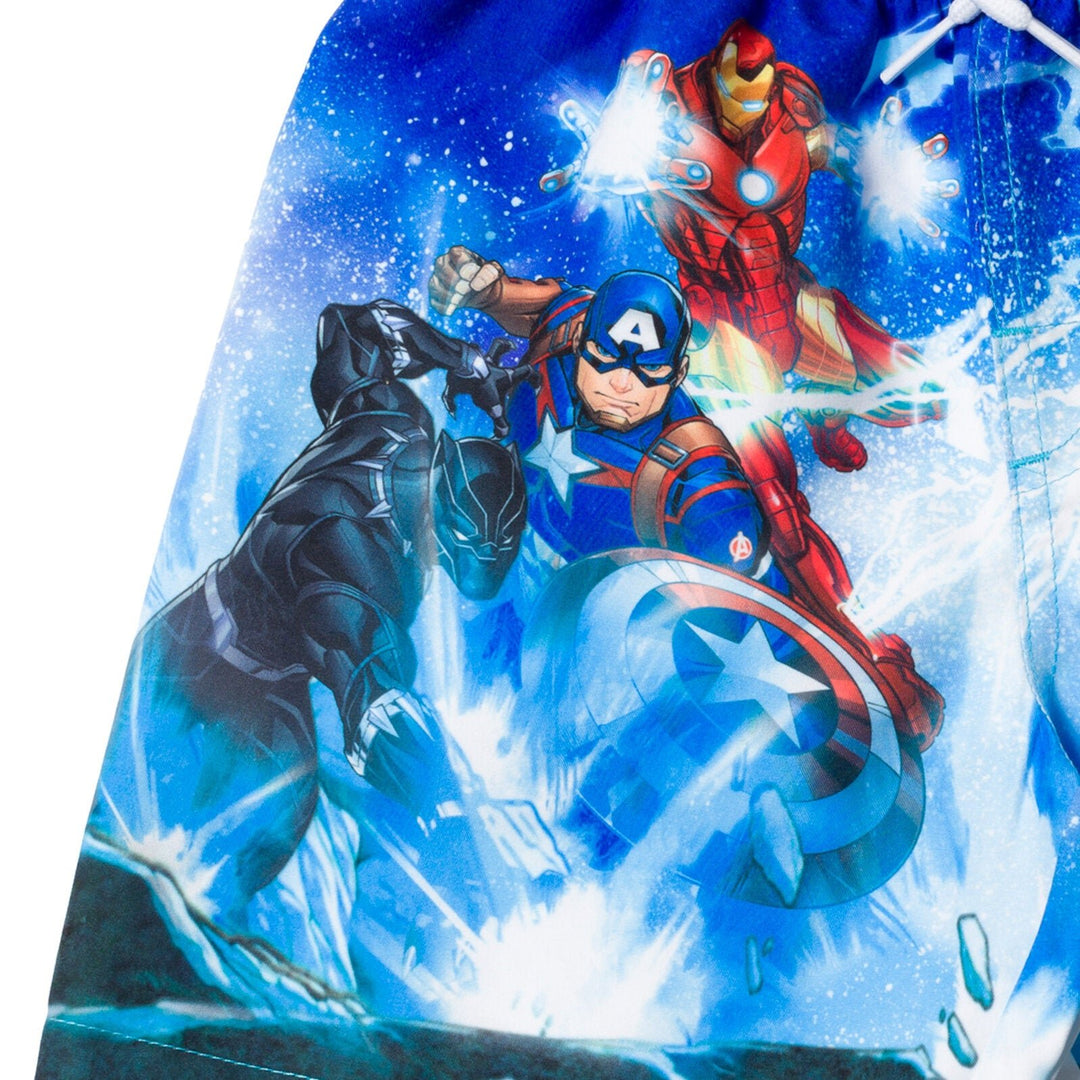 Marvel Avengers UPF 50+ Swim Trunks Bathing Suit - imagikids