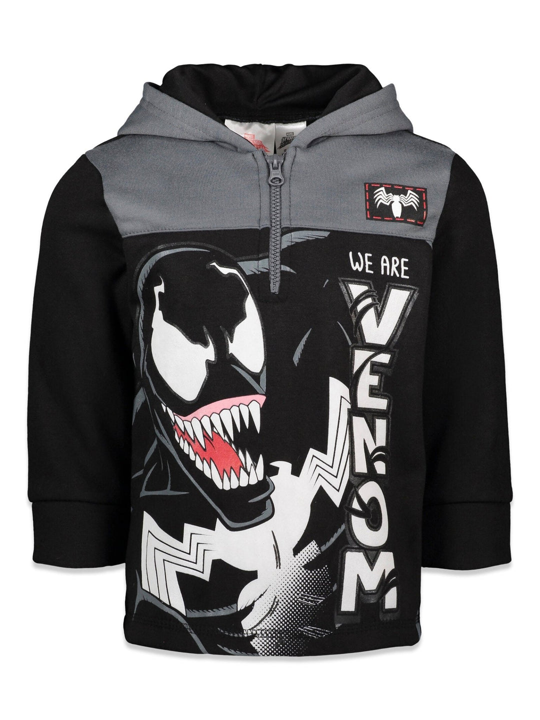 Marvel Avengers Venom Fleece Half Zip Pullover Hoodie - imagikids